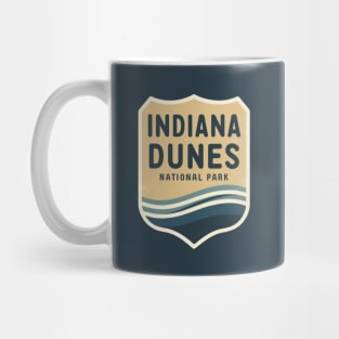 Indiana Dunes Retro Vintage Emblem Mug